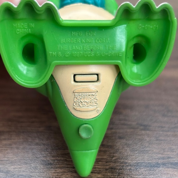 VINTAGE Burger King Kids Club Land Before Time TUMBLING DUCKY Wind Up Toy 1997 - Picture 8 of 8